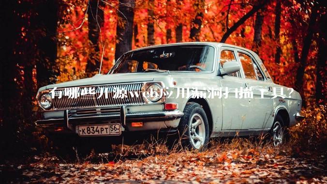 有哪些开源web应用漏洞扫描工具？