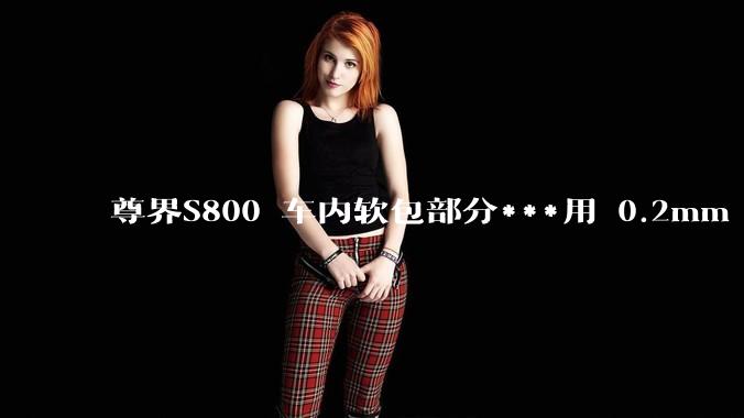 尊界S800 车内软包部分***用 0.2mm - 0.5mm 超细针脚缝制处于什么工艺水平？
